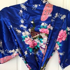Navy blue robe